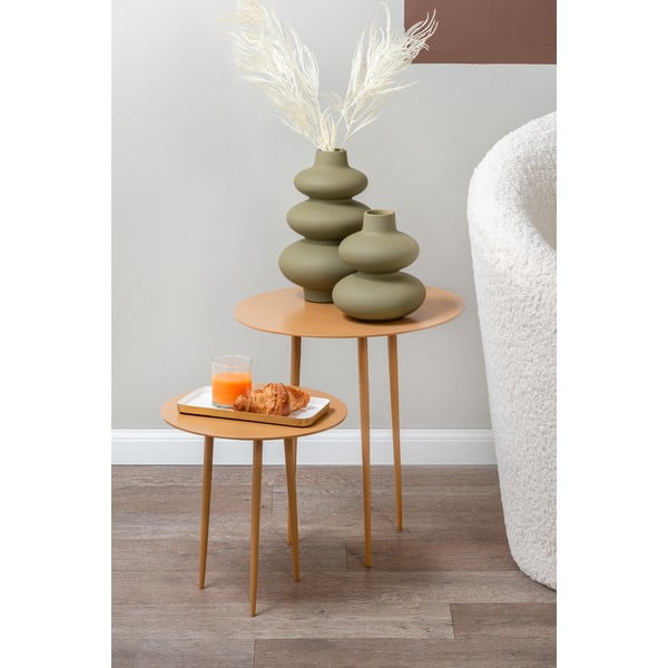 Zelena keramična vaza Karlsson Circles, višina 28,5 cm-image-1