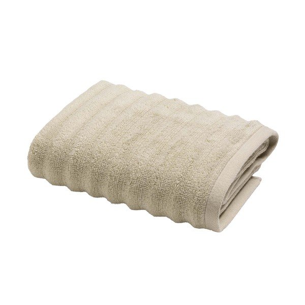 Bež frotirna bombažna brisača 50x90 cm Maya – douceur d'intérieur