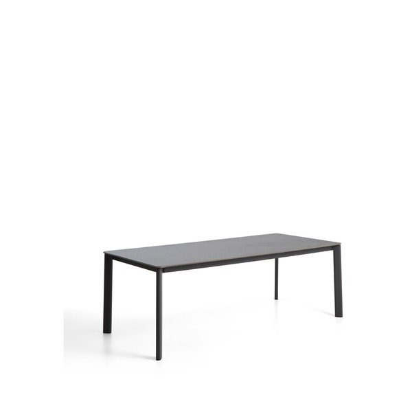 Vrtna miza s kamnito mizno ploščo 100x220 cm Anafi – Kave Home