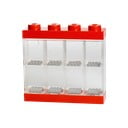 Rdeče-bela zbirateljska škatla za 8 minifiguric LEGO®