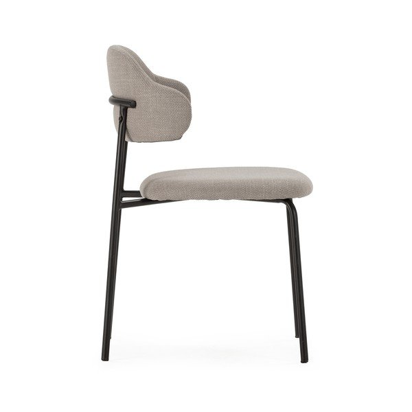 Svetlo sivi jedilni stoli v kompletu 4 ks Adriel – Marckeric-image-3