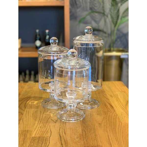 Steklen kozarec na peclju Mia Camaya, višina 25 cm-image-1