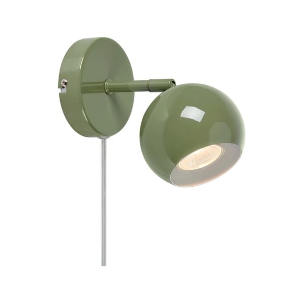 Zelena stenska svetilka z vtikačem Pop – Markslöjd