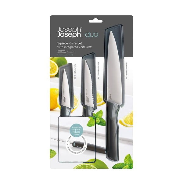 Komplet nožev iz nerjavečega jekla z zaščitami 3 ks Elevate – Joseph Joseph-image-4
