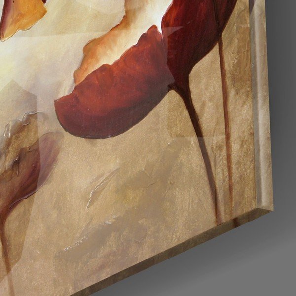 Steklena slika Insigne Poppy, 72 x 46 cm-image-2