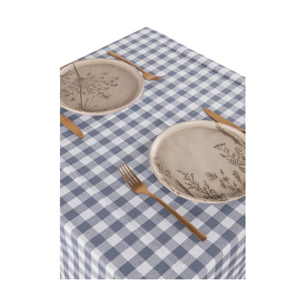 Bombažen namizni prt 150x150 cm Gingham – Tiseco Home Studio-image-1