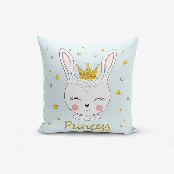 Prevleka za vzglavnik iz mešanice bombaža Minimalist Cushion Covers Princess Rabbit, 45 x 45 cm