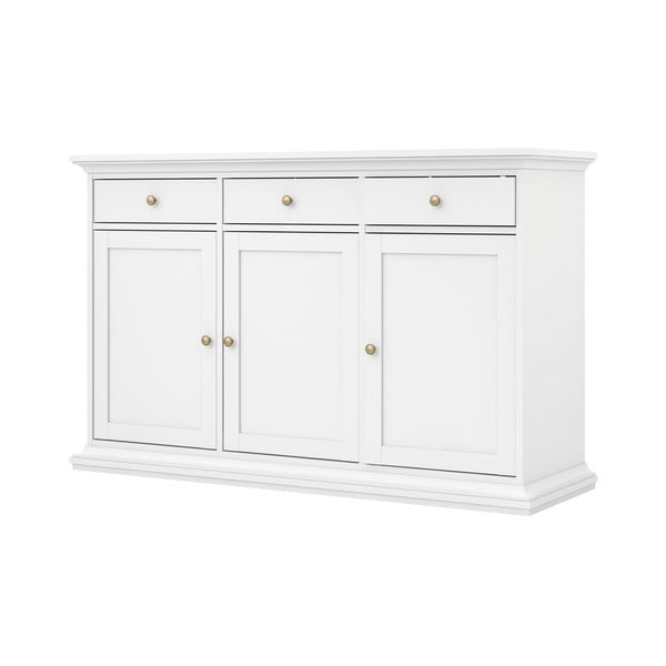 Bela nizka komoda 144x92 cm Paris – Tvilum-image-2