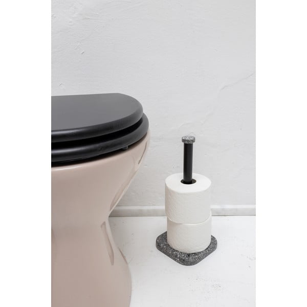 Sivo stojalo za WC papir iz poliresina Tom Tailor T-Terrazzo – Wenko-image-1