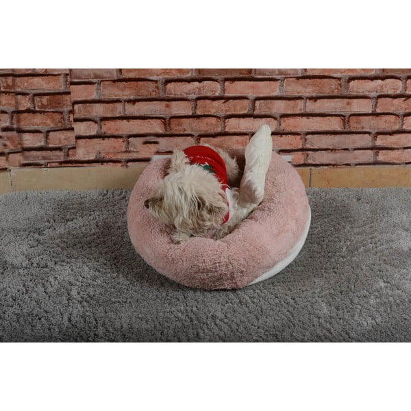 Roza plišasta postelja - Lydia&Co-image-2