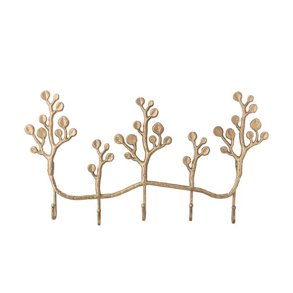 Kovinski stenski obešalnik v zlati barvi 57 cm Padova – Bloomingville