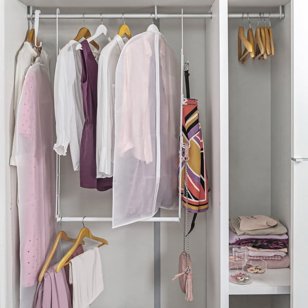 Bela zaščitna vreča za obleke Compactor Milky-image-1