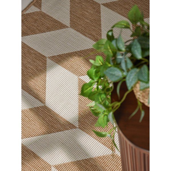 Kremno bela/v naravni barvi notranja in zunanja preproga 160x230 cm Haringey Terrick – Ted Baker-image-2