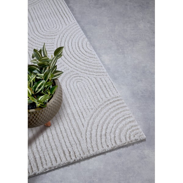 Kremno bel tekač 80x240 cm Chappe Cream White – Elle Decoration-image-2