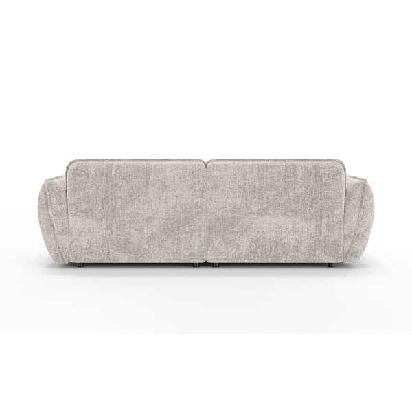 Bež sedežna garnitura iz šenilje z ležalnikom 252 cm Nelia Big – Ropez-image-4