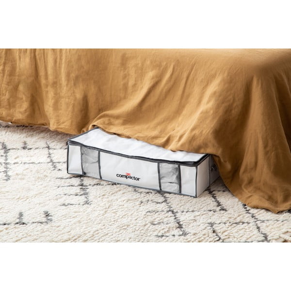 Vakuumska/ojačana tekstilna škatla za shranjevanje oblačil 65x50x15,5 cm Life – Compactor-image-4