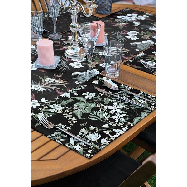 Komplet namiznega tekača in pogrinjkov 5 ks – Mila Home-image-2
