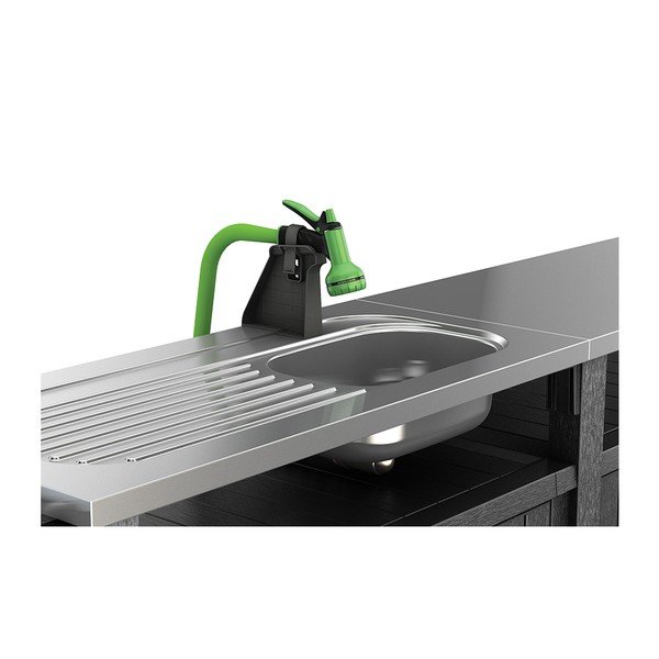 Vrtna kuhinja v jesenovem dekorju 237x52 cm Unity Chef – Keter-image-1