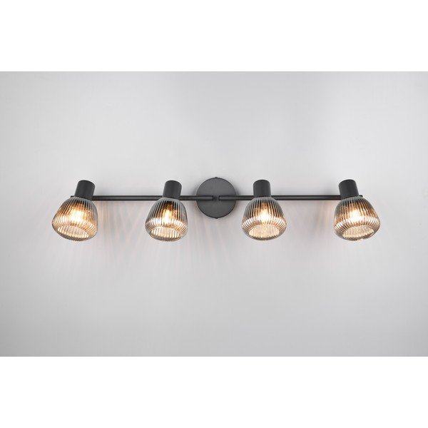 Črno točkovno svetilo ø 10 cm Tarifa – Trio-image-2