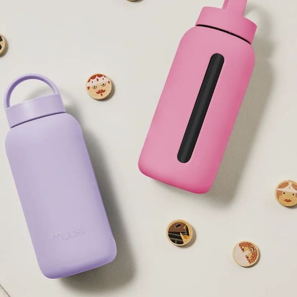 Rožnata steklenica za vodo za na pot 720 ml Flamingo Pink – Muuki-image-3