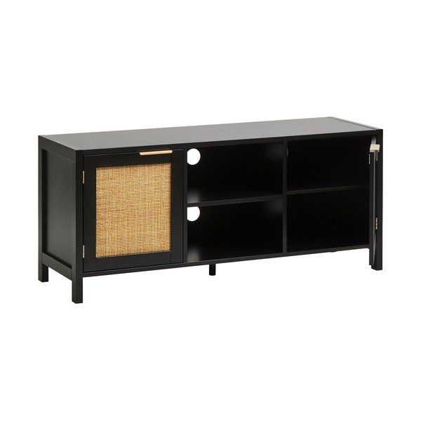 Črna TV omarica 120x52x38 cm Sherman – Premier Housewares-image-4