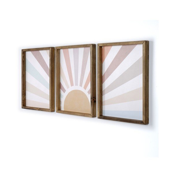 Komplet 3 slik Kate Louise Sunrise, 36 x 48 cm-image-2