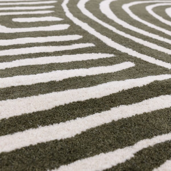 Zelena ročno tkana volnena preproga 120x170 cm Reef – Asiatic Carpets-image-3