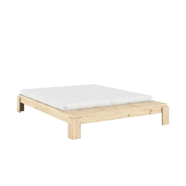 Zakonska postelja iz masivnega bora z letvenim dnom 180x200 cm v naravni barvi Layers – Karup Design-image-3