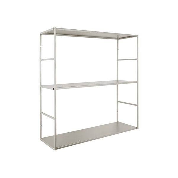 Črn kovinski stenski regal PT LIVING Level, 60 x 60 cm-image-2