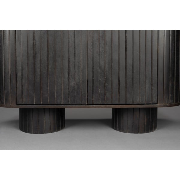 Temno rjava omarica iz masivnega manga 110x80x40 cm Kenji – Dutchbone-image-3