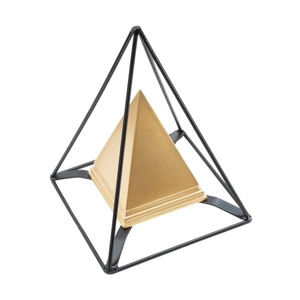 Kovinski kipec v zlati barvi Mauro Ferretti Piramid-image-1