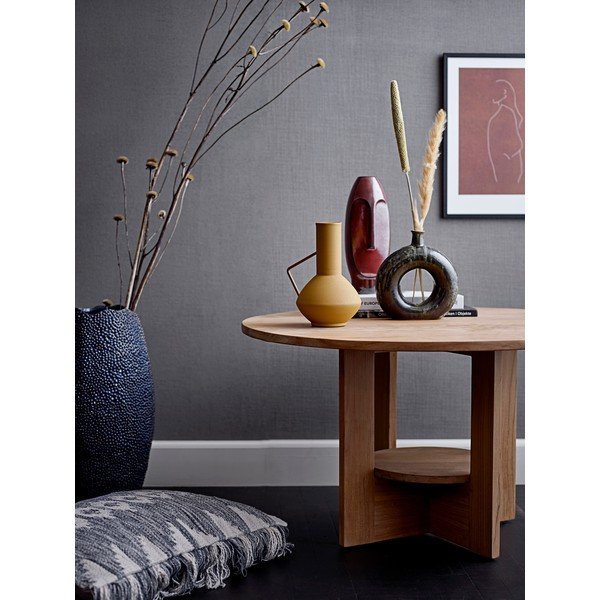 Vaza iz rumene kovine Bloomingville Irine, višina 21 cm-image-1