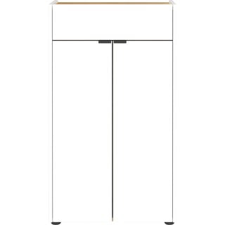 Bela visoka kopalniška omarica 60x98 cm Forano – Germania