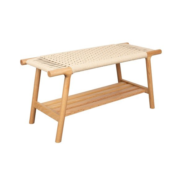 Klop iz masivnega lesa v svetli naravni barvi Kintaro – Dutchbone-image-2