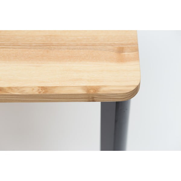 Jedilna miza s črnimi nogami Ragaba TRIVENTI, 120 x 80 cm-image-1