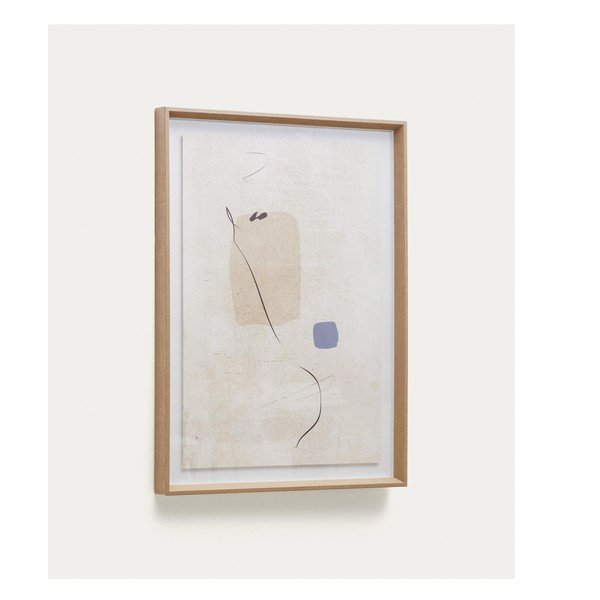 Ročno naslikana slika z okvirjem/na platnu 50x70 cm Sormi – Kave Home-image-2
