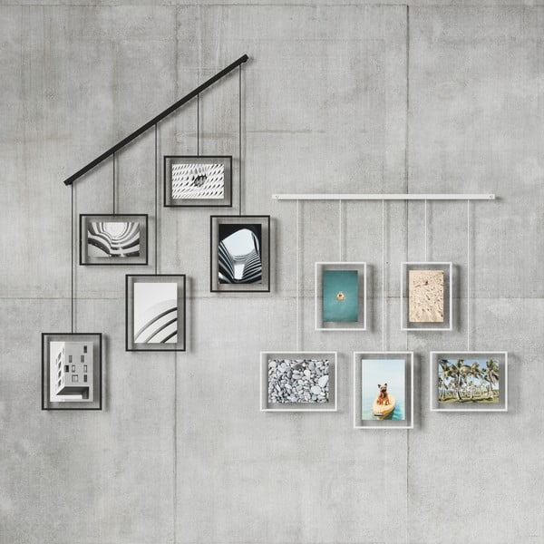 Beli kovinski stenski okvirji v kompletu 5 ks 66x69 cm Exhibit – Umbra-image-3