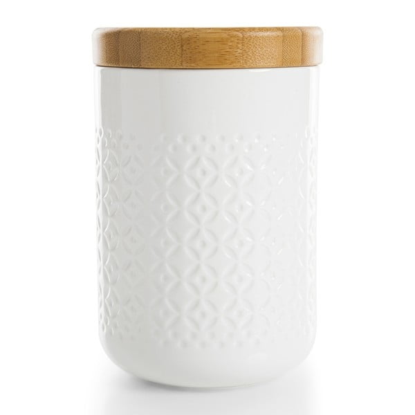 Porcelanski kozarec z bambusovim pokrovom Bambum Hiden