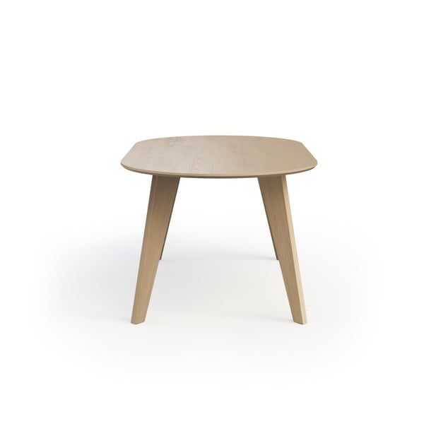 Jedilna miza z mizno ploščo v hrastovem dekorju v naravni barvi 100x180 cm Lago – TemaHome-image-3