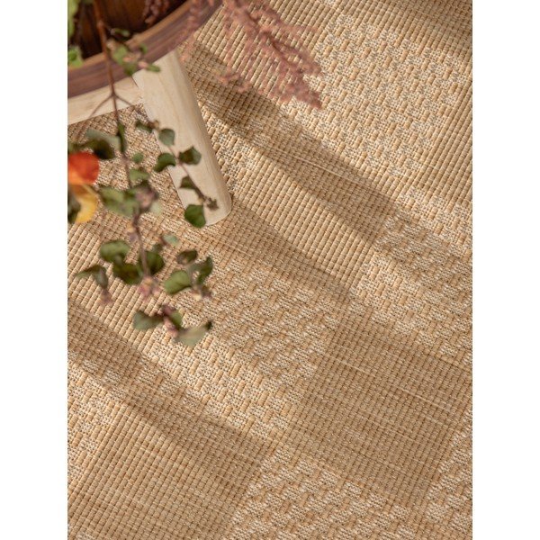 Kremno bela/v naravni barvi notranja in zunanja preproga 160x230 cm Haringey Dorothy – Ted Baker-image-2