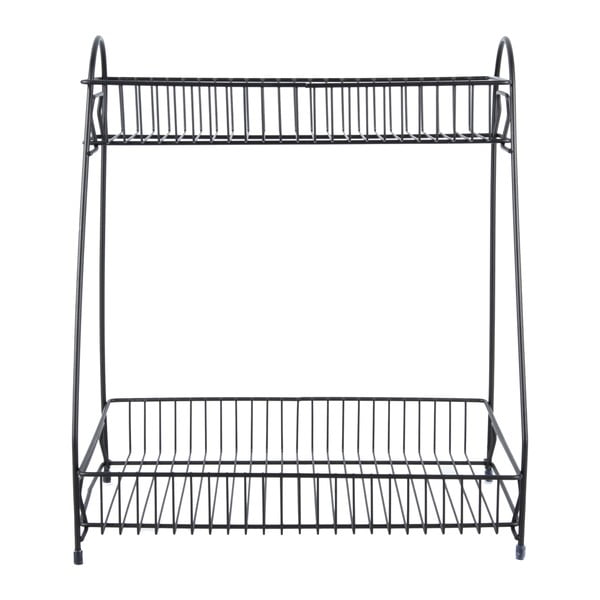 Črn kovinski kuhinjski regal z 2 policama PT LIVING Tidy-image-2