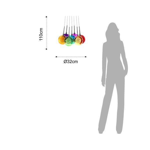 Stropna viseča svetilka Tomasucci Spheres-image-2