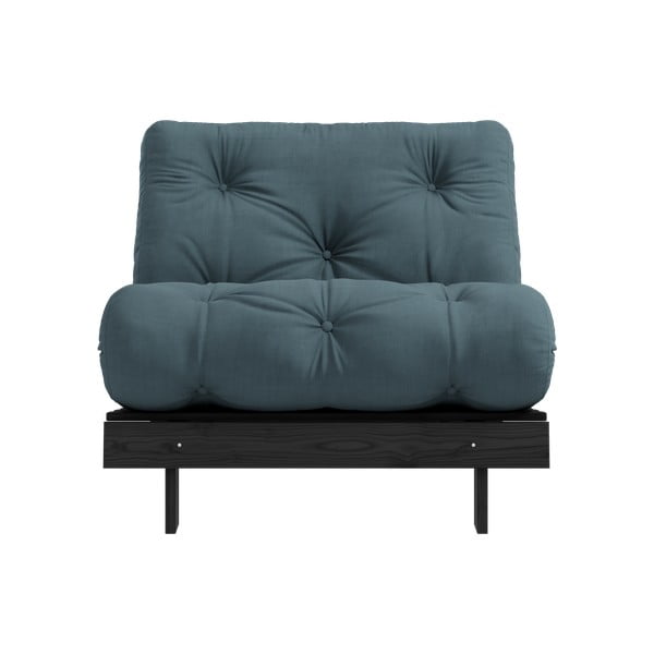 Modrozelen fotelj Roots Black Night – Karup Design-image-3