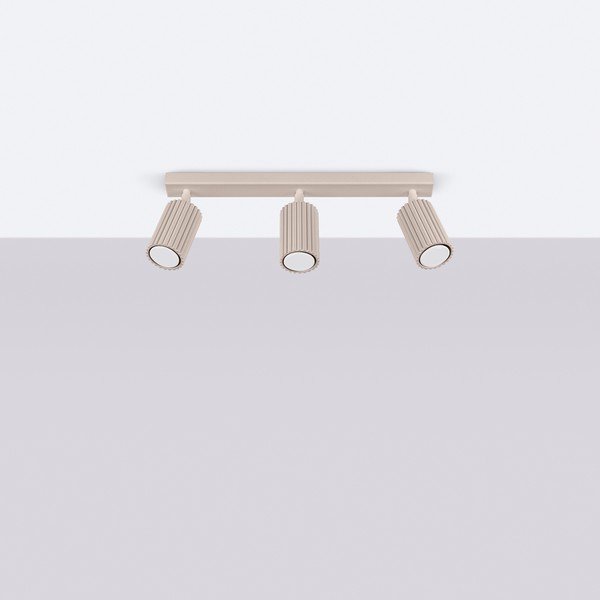 Sivorjavo kovinsko točkovno svetilo 6,5x45 cm Gleam – Sollux-image-2