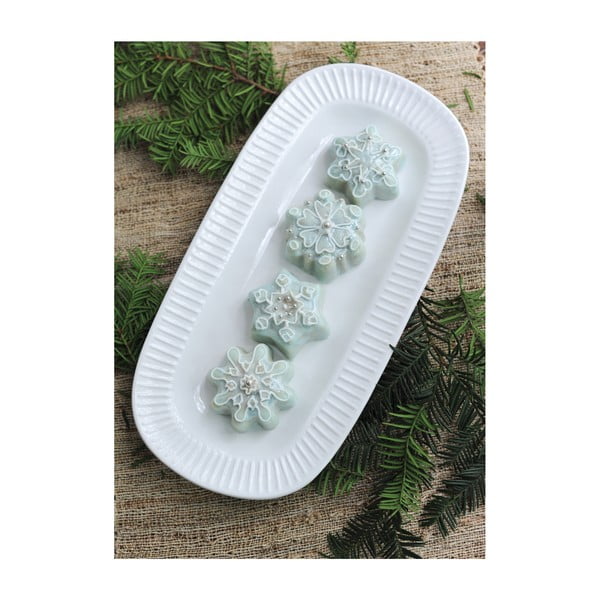 Model za 6 mini peciv v srebrni barvi Nordic Ware Snowflakes, 700 ml-image-3