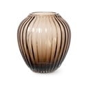 Vaza iz rjavega stekla Kähler Design Hammershøi, višina 14 cm