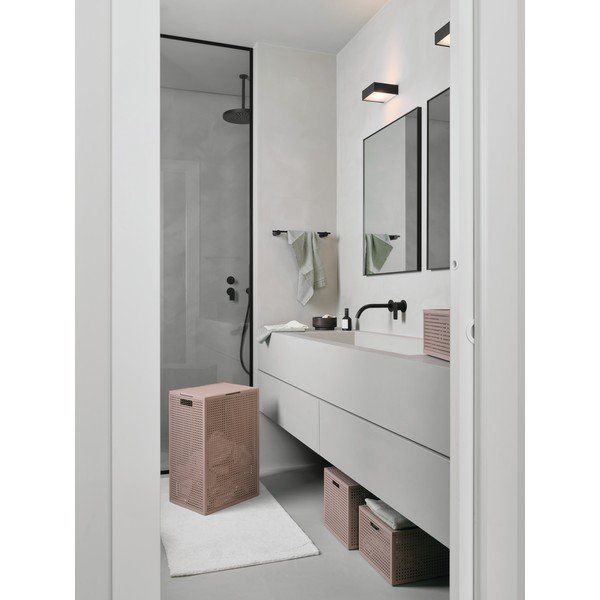 Prašno rožnat koš za perilo iz reciklirane plastike 60 l Kaya – Curver-image-1