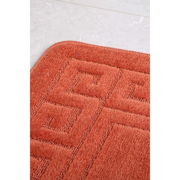 Oranžne kopalniške preproge v kompletu 2 ks Ethnic - Foutastic-image-2