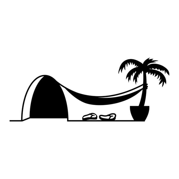 Stenska nalepka Ambiance Mouse Hole Hamac in Palm-image-1