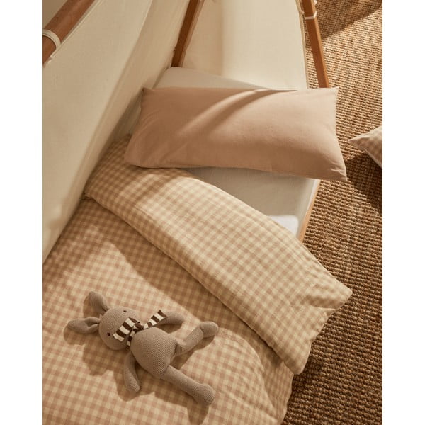 Bombažna otroška posteljnina za otroško posteljico z rjuho 70x120 cm Yanil – Kave Home-image-1